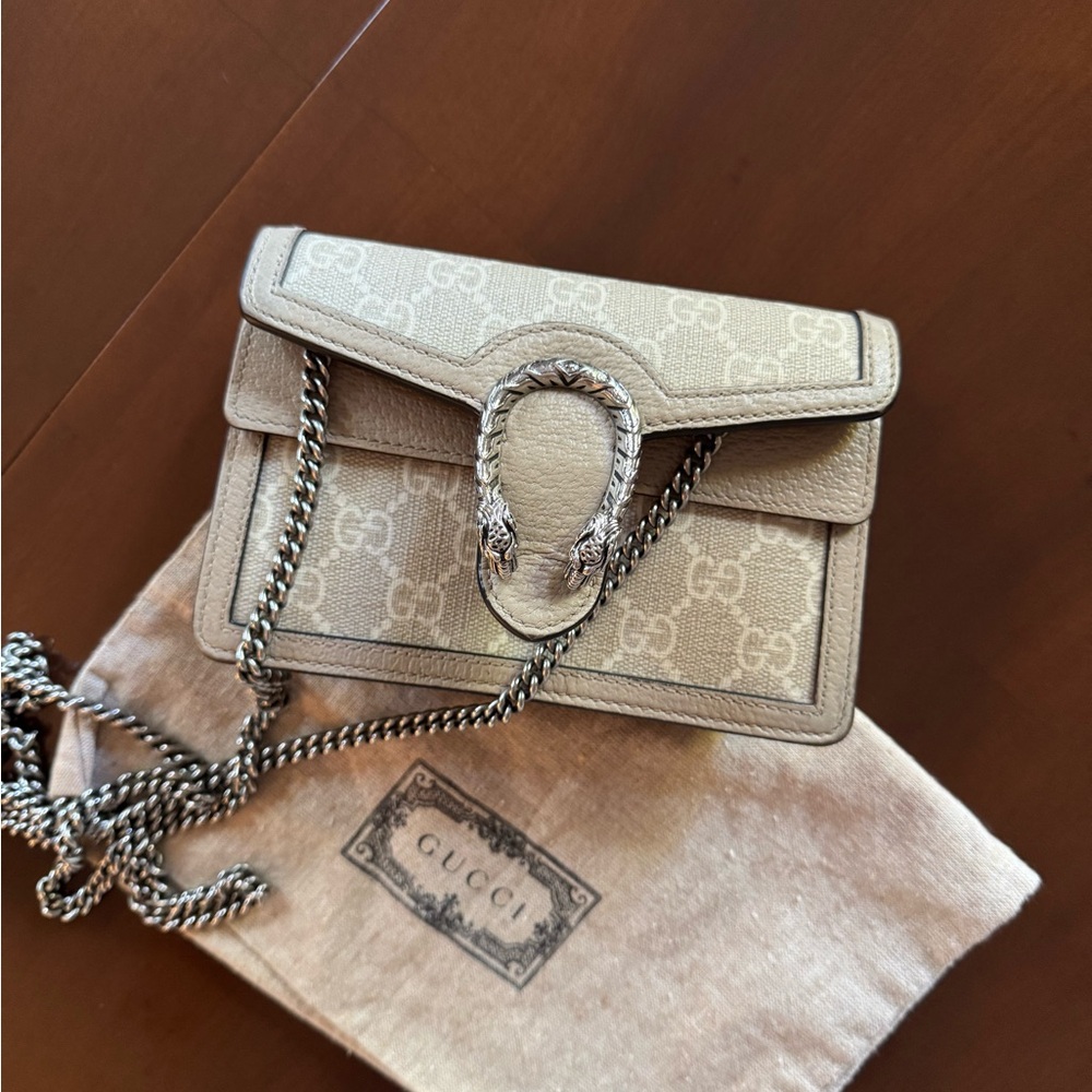 GUCCI Dionysus Mini Bag with Chain Strap & Dustbag